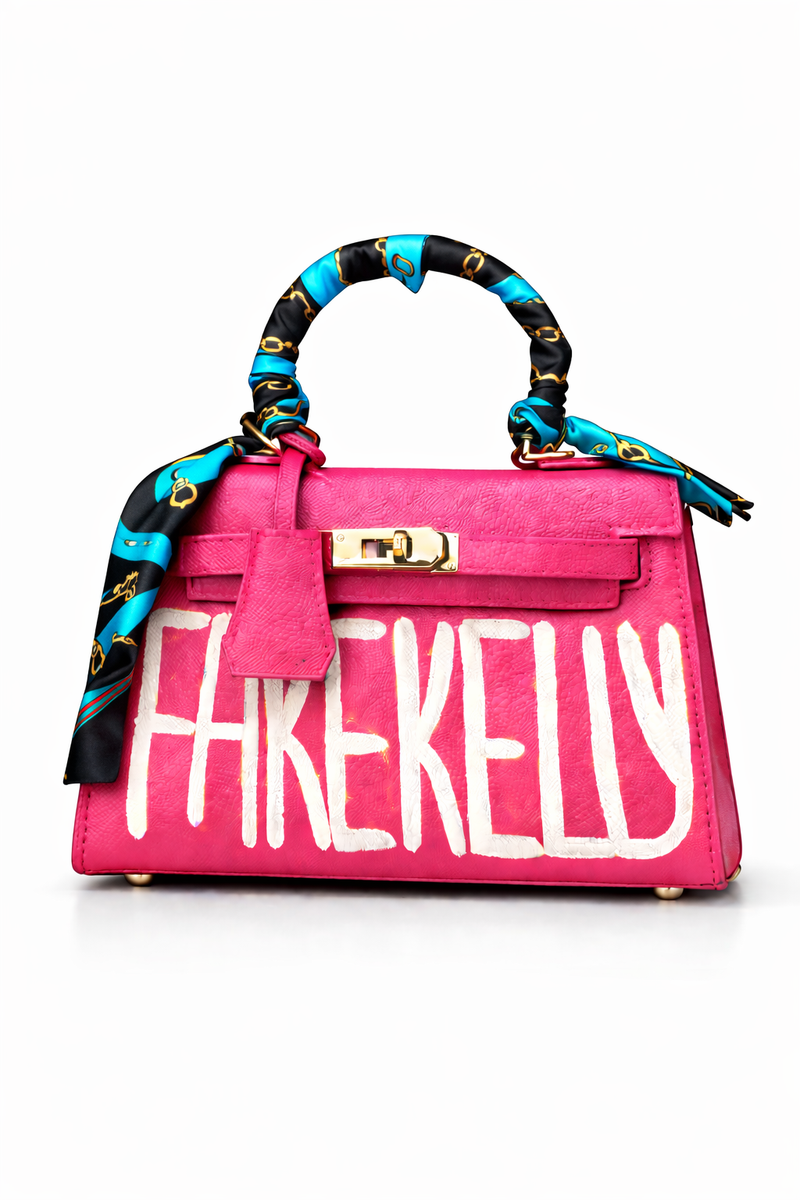 Borsa Fake Kelly Fuxia - Glm Couture
